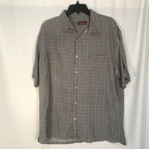 Men's Tasso Elba Casual Dress Shirt Size XL